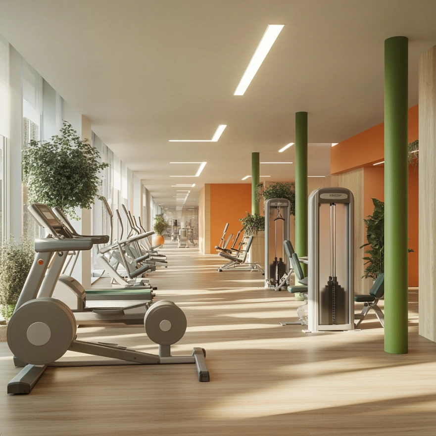 Тренажерний зал з адаптованим обладнанням